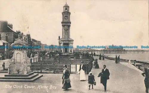 R031443 Der Uhrturm. Herne Bay. Spur. V. und S. 1911