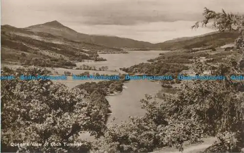 R031487 Königinnen Blick auf Loch Tummel. RP