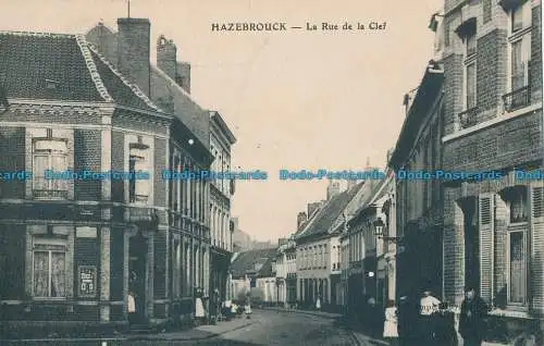 R032286 Hazebrouck. Die Rue de la Clef. B. Hopkins