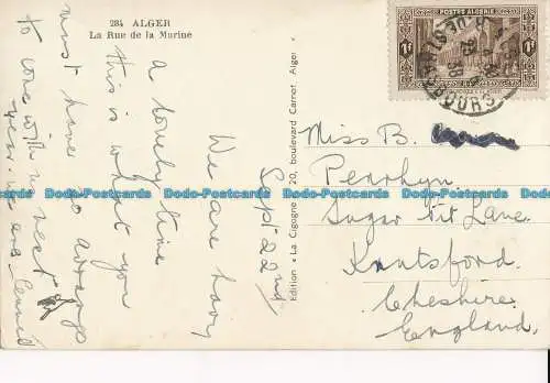 R032291 Algier. Die Rue de la Marine. Der Storch. Nr. 284. 1938