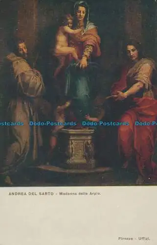 R033443 Andrea del Sarto. Madonna delle Arpie. E. Ausgänge