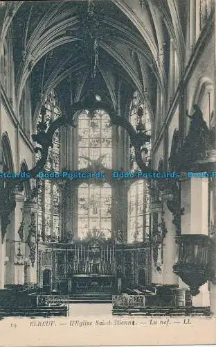 R031567 Elbeuf. Die Kirche Saint Etienne. das Nef. Levy Fils. Nr. 19