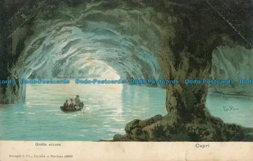 R032355 Blaue Grotte. Capri. Stengel. B. Hopkins