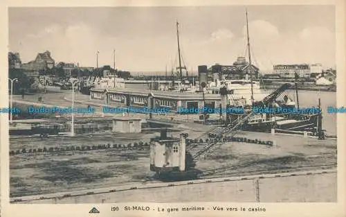 R031571 St. Malo. Der Bahnhof Maritime. Blick ins Casino