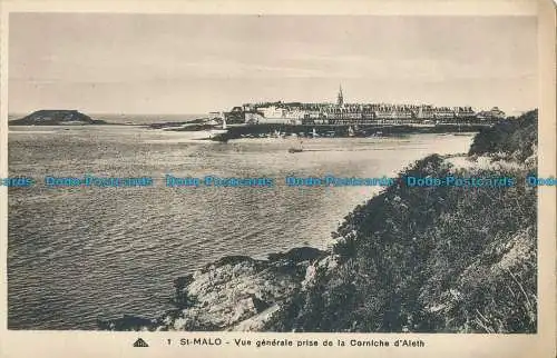 R031583 St. Malo. Gesamtansicht der Corniche d'Aleth. Nr. 1