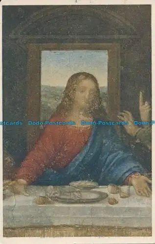 R033493 Postkarte. Das letzte Abendmahl. Leonardo da Vinci