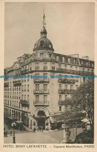 R031595 Hotel Bohy Lafayette. Quadratisches Montholon. Paris. Schwob und Richard