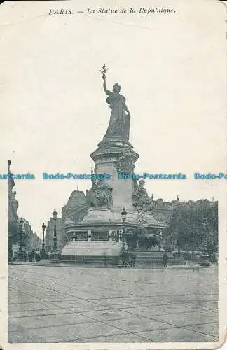 R033529 Paris. Die Statue der Republik. 1908