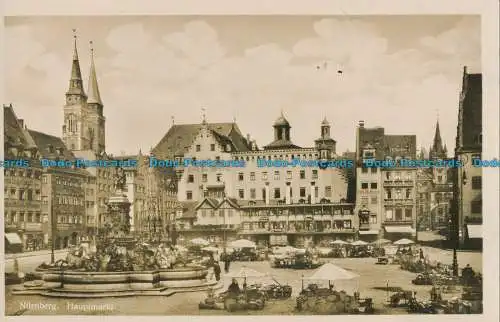 R031639 Nürnberg. Hauptmarkt. A. Zemsch. RP