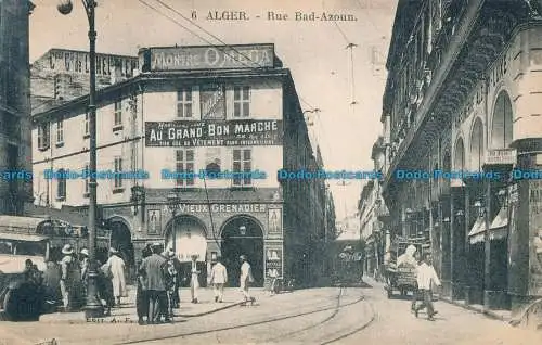 R032451 Algier. Rue Bad Azoun. Nr. 6. B. Hopkins