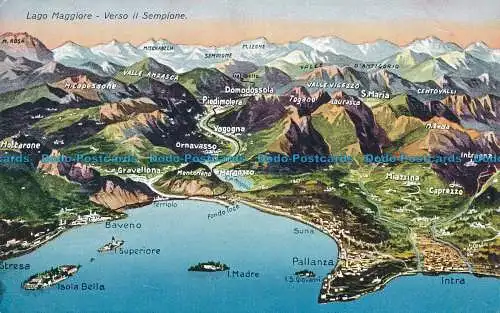 R031666 Lago Maggiore. Auf dem Weg zum Simplon. Caesar Haar