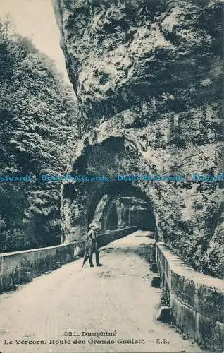 R030806 Dauphine. Der Vercors. Route des Grands Goulets. E.R.Nr. 421