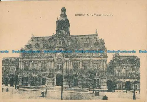 R031672 Roubaix. Das Rathaus