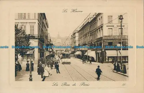 R032488 Le Havre. Die Rue de Paris. LL. B. Hopkins