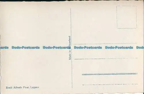 R033615 Alte Postkarte. See und Berge. Alfredo Finzli