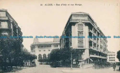 R033635 Algier. Rue d Isly und Rue Monge. Nr. 31