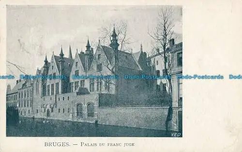 R030871 Brügge. Richterpalast des Frankens. 1950