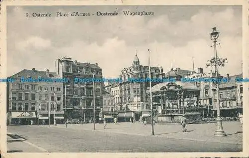 R033659 Ostende. Waffenplatz. Brux. Nr. 9