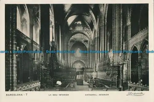 R030900 Barcelona. Kathedrale. Innenraum. Zerkowitz