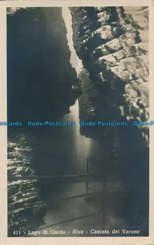 R031764 Gardasee. Riva. Wasserfall des Mannes. Giuseppe de Lucia