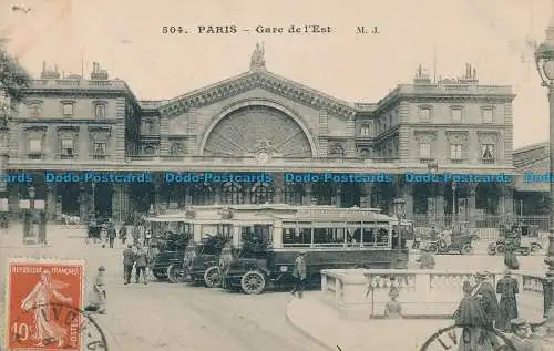 R031799 Paris. Ostbahnhof. M.J. Nr. 504