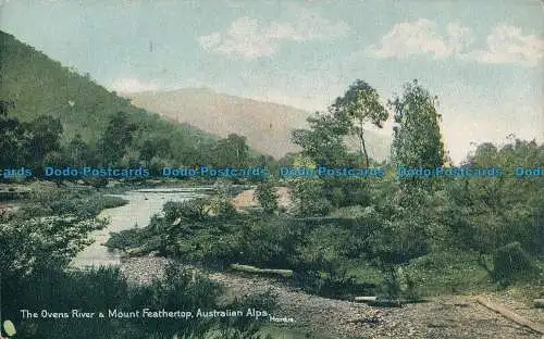 R031818 The Ovens River und Mount Feathertop. Australische Alpen. 1921