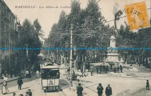 R031839 Marseille. Die Allees de Meilhan. 1921