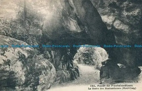 R033755 Wald von Fontainebleau. Die Höhle der Monusssiennes. Nr. 121