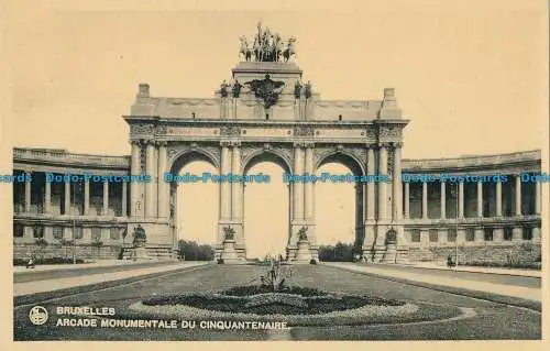 R033758 Brüssel. Monumentale Arkade des 50-jährigen Jubiläums. Ern. Thill. Nels