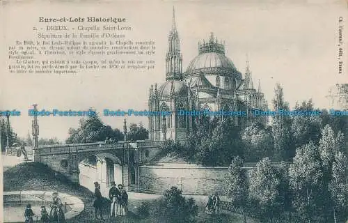 R030994 Eure et Loir. Geschichte. Dreux. Kapelle St. Louis Grabstätte des Fa