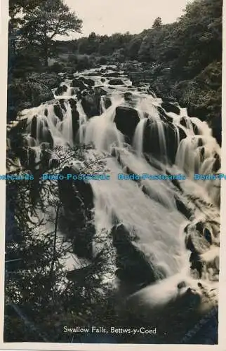 R032654 Schwalbenfälle. Bettws Y Coed. RP