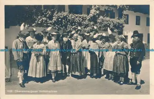 R031903 Oberammergauer Volkstrachten. W. Pfingstl