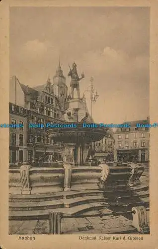 R033835 Aachen. Denkmal Kaiser Karl d. Grossen