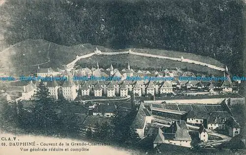 R033840 Dauphine. Kloster der Großen Kartause. Reduzierte und Compl Generalansicht