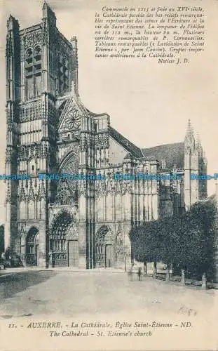 R033870 Auxerre. Die Kathedrale. St. Etiennes Kirche. Levy und Neurdein vereint. Nein