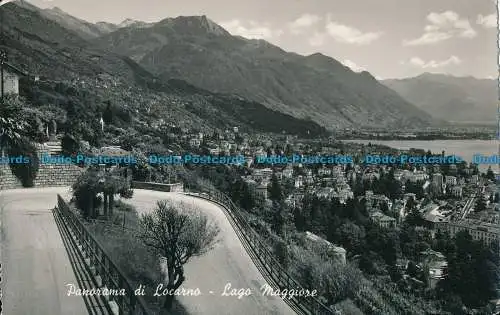 R031976 Panorama von Locarno. Lago Maggiore. Eral. 1955