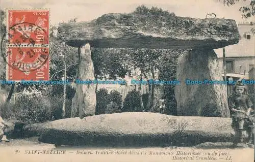 R031988 Saint Nazaire. Dolmen-Triliterklasse in historischen Denkmälern. L