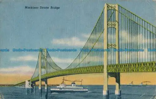 R031996 Mackinac Straits Brücke. C.C. Graham. 1958