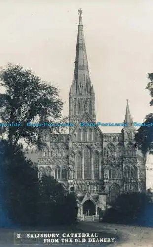 R032794 Kathedrale Salisbury aus dem alten Dekanat