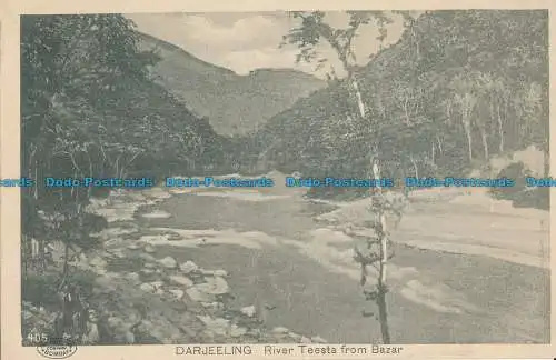 R032804 Darjeeling River Teesta vom Basar