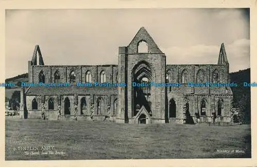 R032811 Tintern Abbey. Die Kirche aus dem Süden. Ministerium für Arbeiten. RP