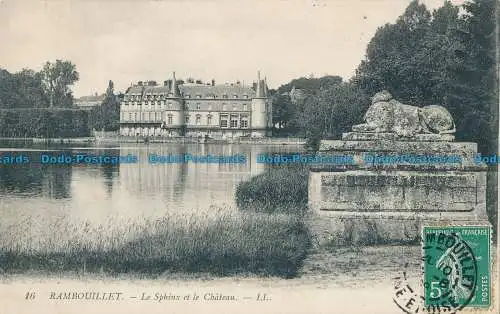 R033938 Rambouillet. Die Sphinx und das Schloss. LL. Nr. 16