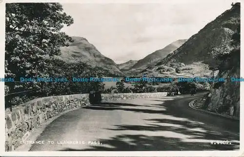 R032828 Eingang zum Llanberis-Pass. Valentinstag. Nr. W.4109. RP