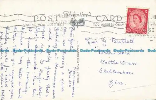 R032828 Eingang zum Llanberis-Pass. Valentinstag. Nr. W.4109. RP