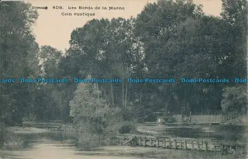 R033965 Die Bords der Marne. Rustikale Ecke. Nr. 408