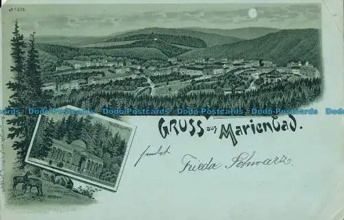 R032103 Gruss aus Marienbad. B. Hopkins