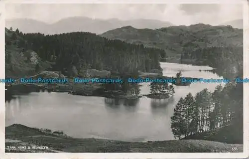 R032897 Tarn Hows und Helvellyn. Abraham. Nr. 177. RP