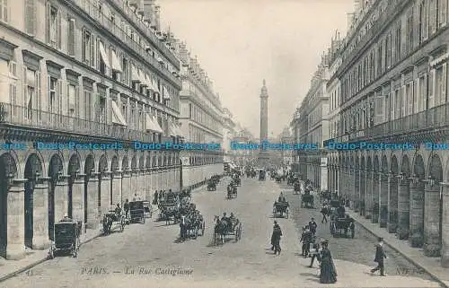 R033131 Paris. La Rue Castiglione