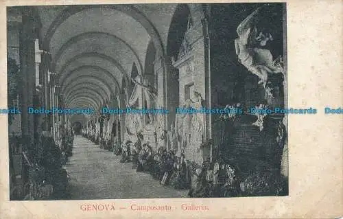 R033153 Genua. Camposanto. Galerie