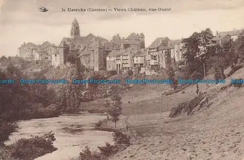 R033191 Uzerche. Altes Schloss Westblick